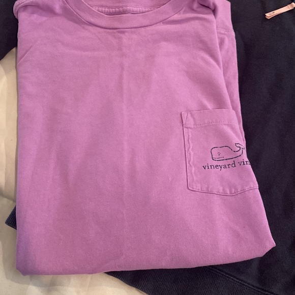 Vineyard vines shirts medium shep pullover and small purple long sleeve Lot - Picture 2 of 5